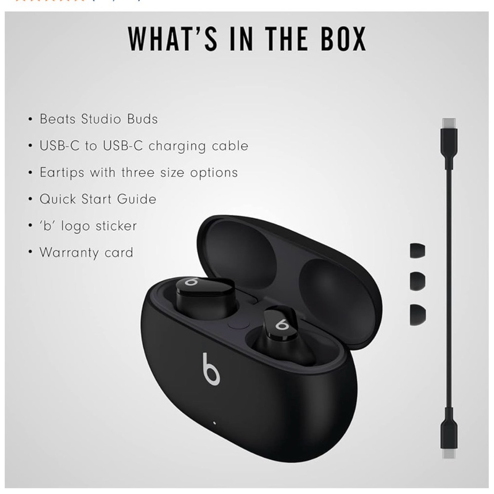 Beats Studio Buds - Black - Picture 8 of 10